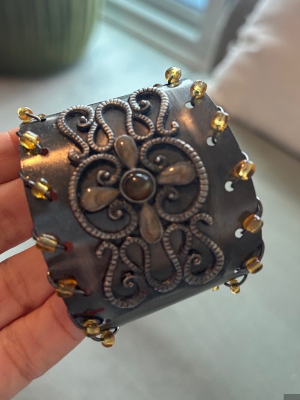 Local European  Bracelet with Accent Beads